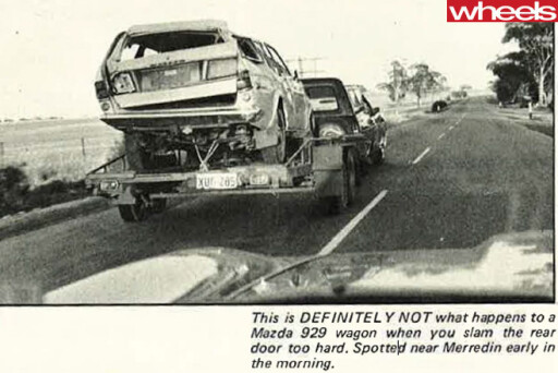 Mazda -929-crash