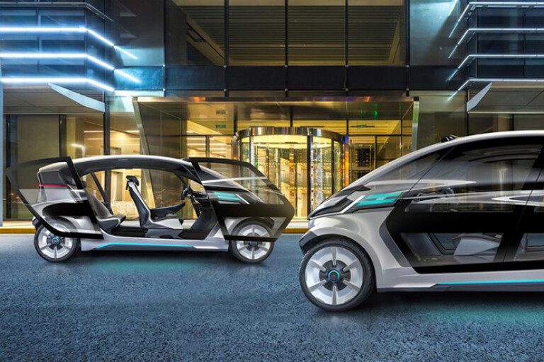 AEV autonomous solar powered taxi