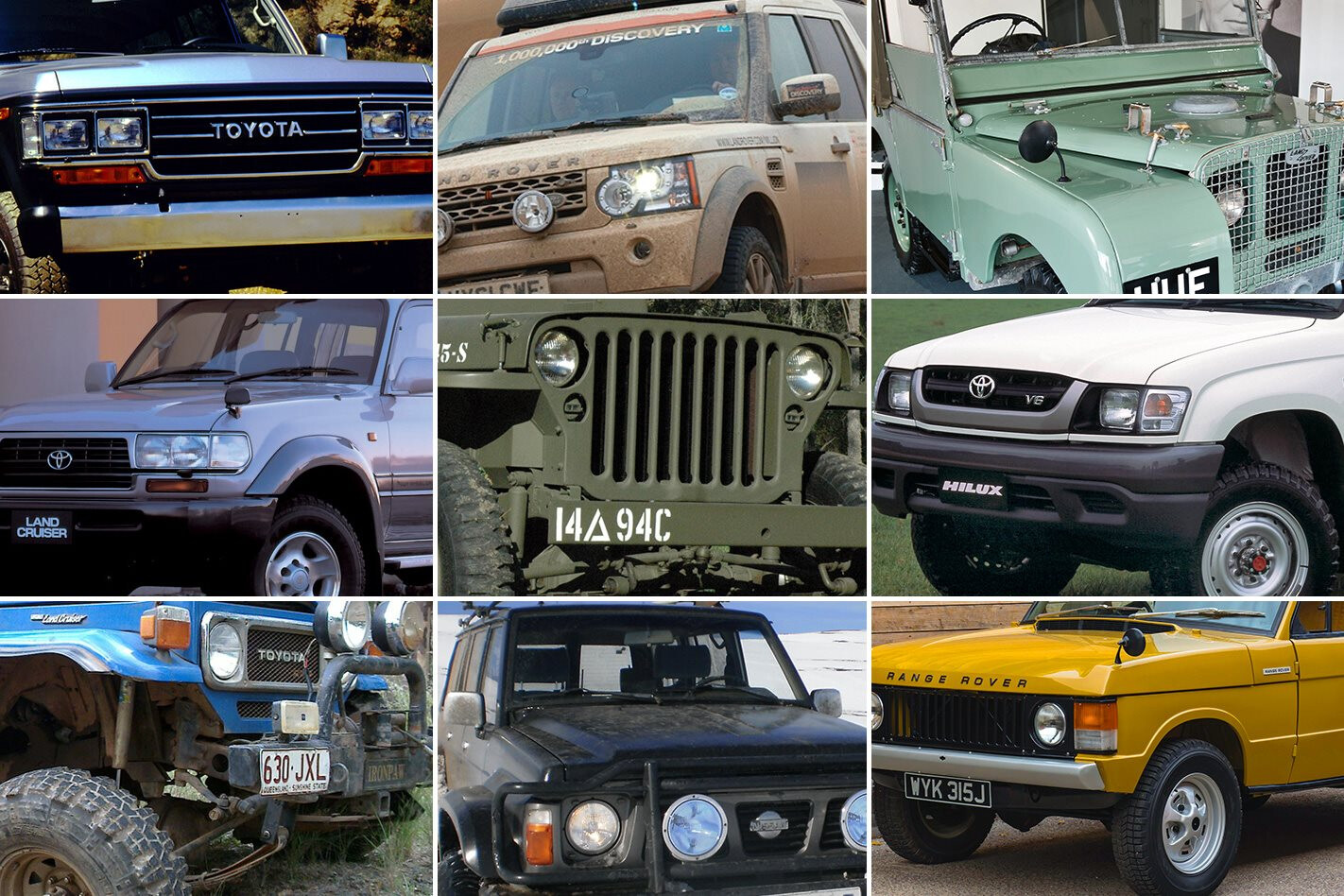 The 10 Greatest 4x4s Of All Time