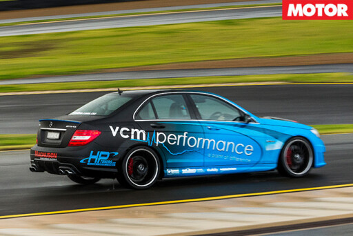VCM Performance Mercedes-AMG C63 rear driving