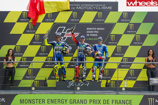 Lorenzo -Moto GP-podium