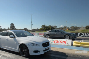 Audi S8 vs Jaguar XJR