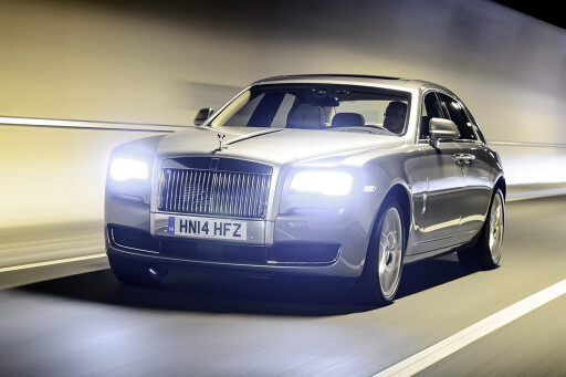Rolls Royce Ghost driving front side