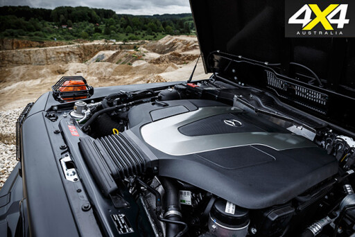 Mercedes Benz G350d Professional engine