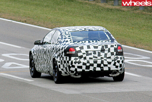 Holden -VE-Commodore -rear -spy -pic