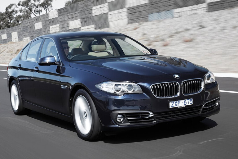 BMW 5 Series Front Driving Jpg