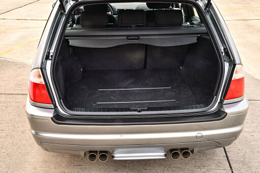 BMW E46 M3 Touring luggage space.