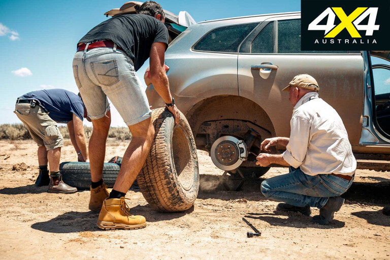 4 X 4 Of The Year 2019 Behind The Scenes Tyre Replacement Jpg