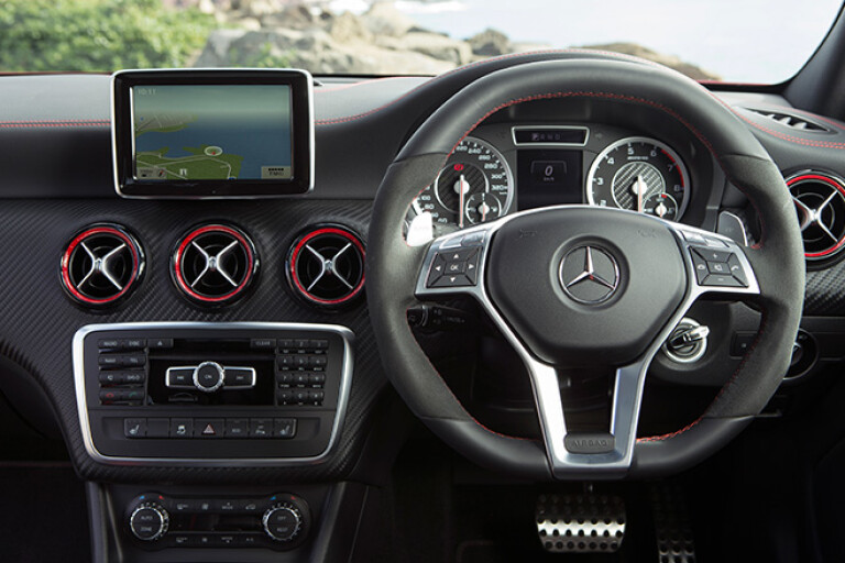 Mercedes A45 AMG interior