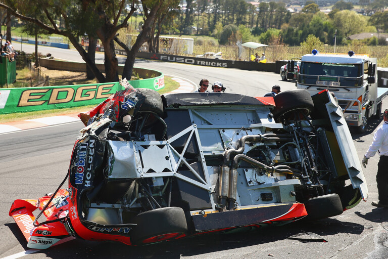 Cursed V 8 Supercar For Sale Chassis WR 021 Rollover Jpg