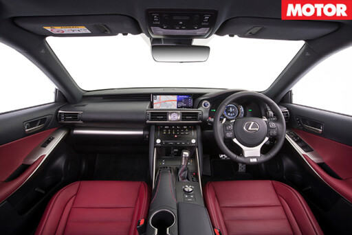 2017 Lexus IS sedan interior