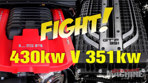 HSV GTS vs FPV GT-F dyno power figure