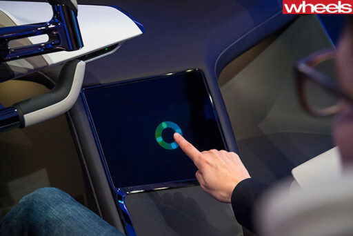 BMW i Inside Future hologram interior concept car