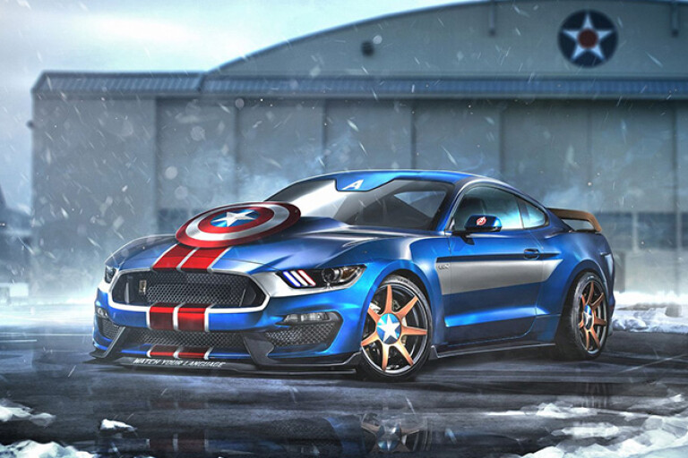 Ford Mustang GT350R Captain America