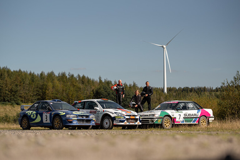 McRae family and rally cars