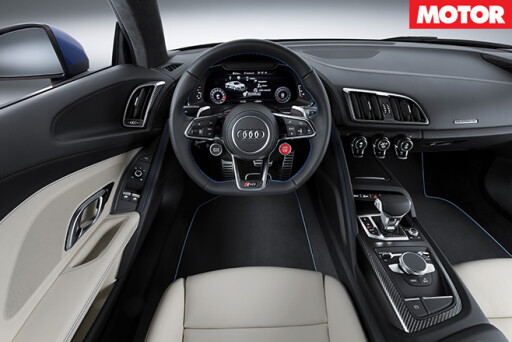 Audi r8 v10 plus interior