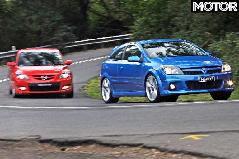 2007 HSV Astra VXR Vs Mazda 3 MPS Performance Comparison Jpg