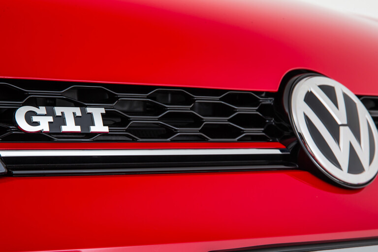 2019 Volkswagen Golf GTI badge