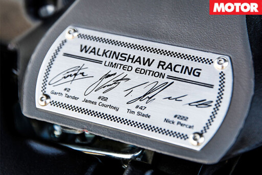 Walkinshaw Racing limited Edition badge