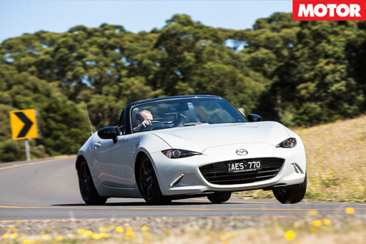 Mazda MX-5 2.0 litre driving front