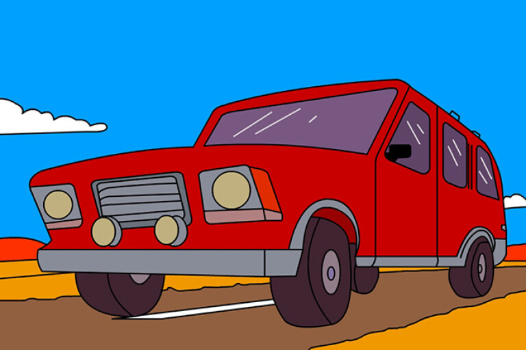 12 Cartoon Cars