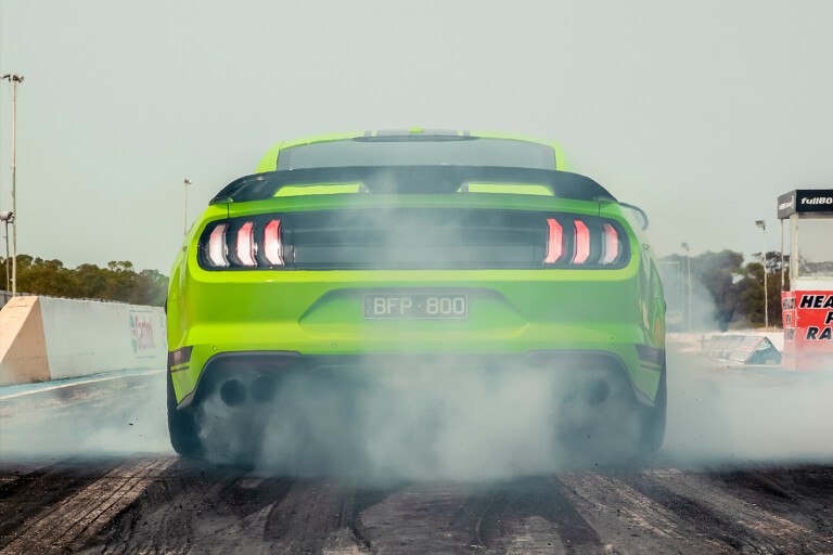 Ford Mustang R Spec Burnout Jpg