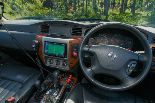 2010 Nissan Patrol GU7 Ti interior