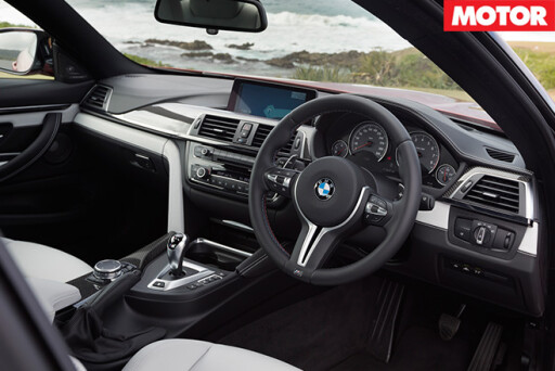 BMW M4 competition interior