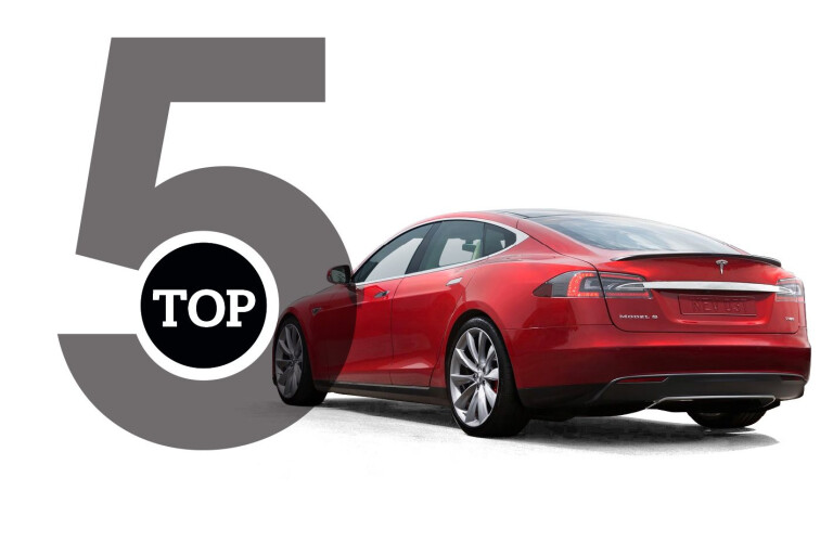 Top 5 Cars with the longest electric range