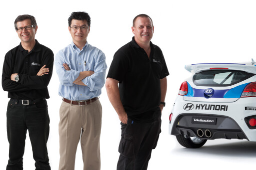 Hyundai Veloster Race Concept Engineering team