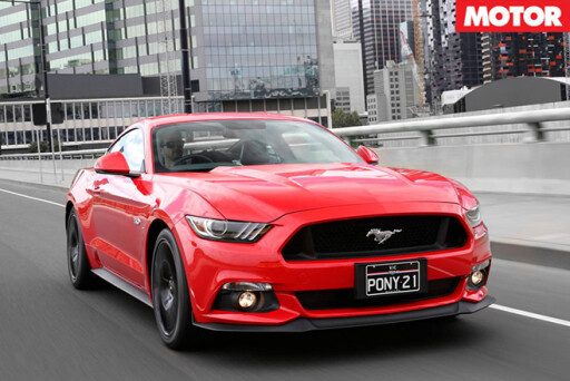 Ford mustang driving