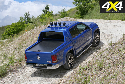 Volkswagen Amarok Aventura turning rear