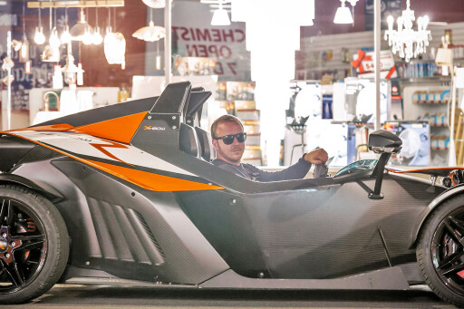 KTM X-Bow Andrew driving