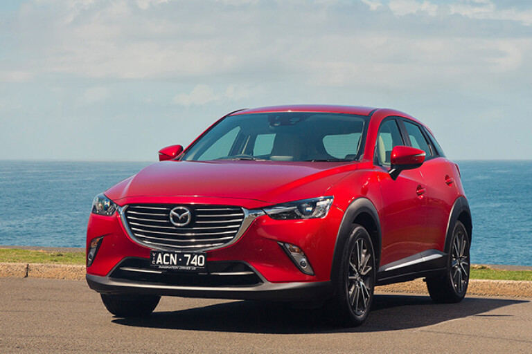 Mazda CX-3 red front