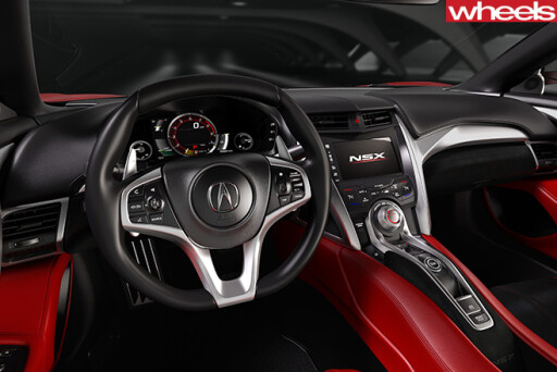 Honda -NSX-interior