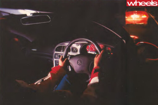 2001-Holden -Commodore -interior -driving