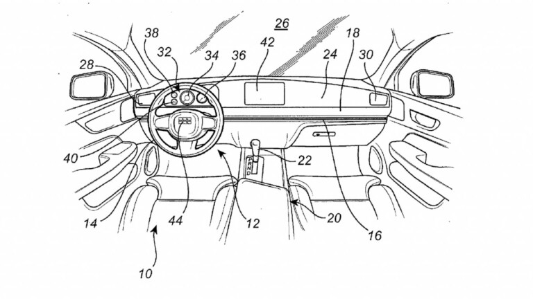 Volvo Sliding Steering Wheel Patent 286 29 Jpg