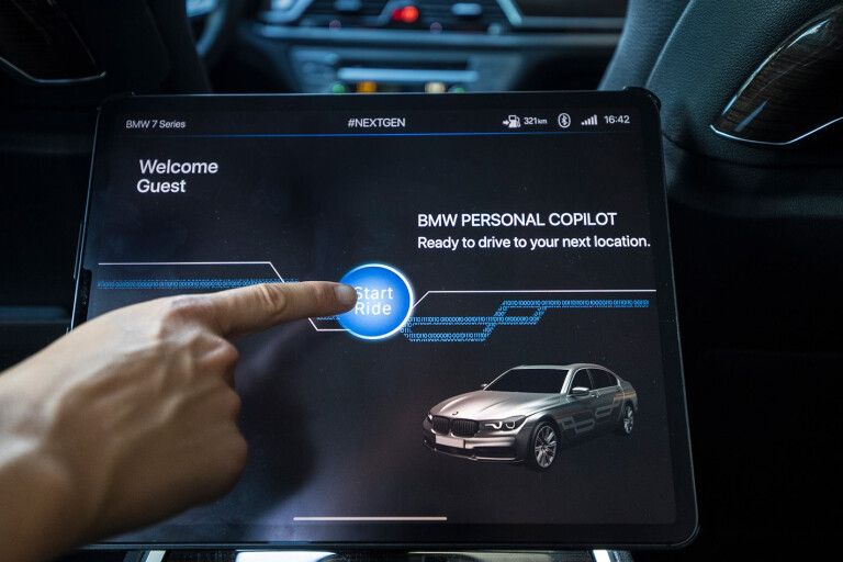 BMW autonomous car test 2019