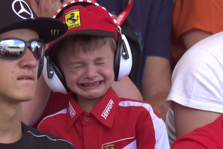 Crying F1 Kid
