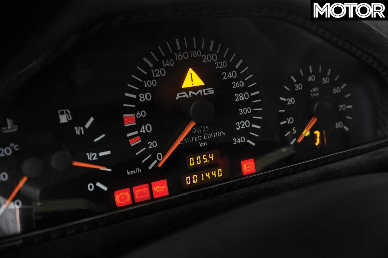 1998 Mercedes Benz AMG CLK GTR Odometer Jpg