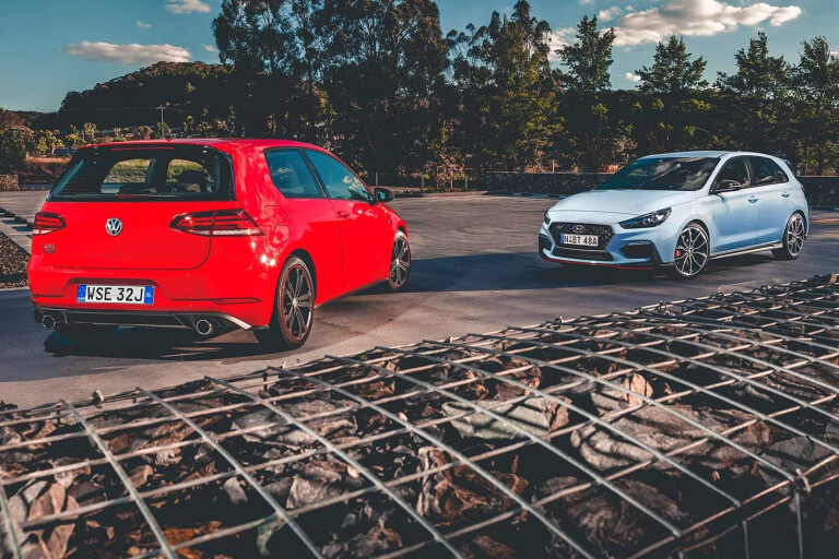 2018 Hyundai i30 N vs VW Golf GTI comparison review