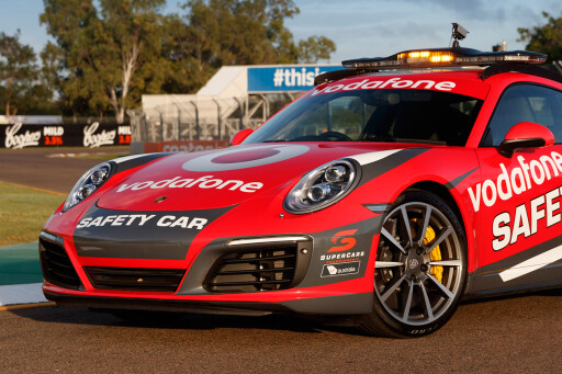 Porsche unveils 911 Carrera 4S Safety Car front