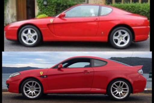 Hyundai Ferrari comparison