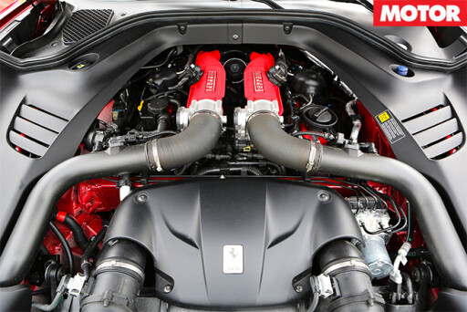 Ferrari California T engine