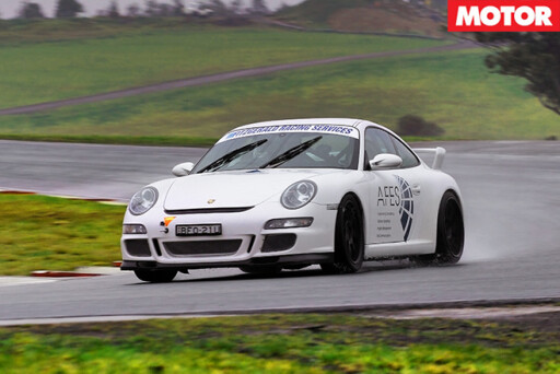 Posrceh gt3 driving front