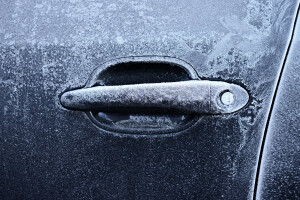 Ice On Car Door Handle Frozen Jpg