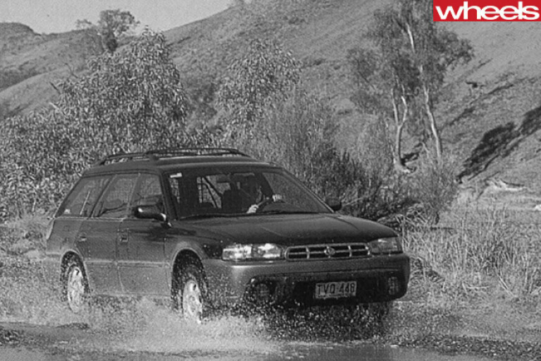 Subaru -Outback -driving -through -water