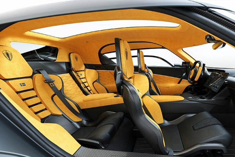 Koenigsegg Gemera interior