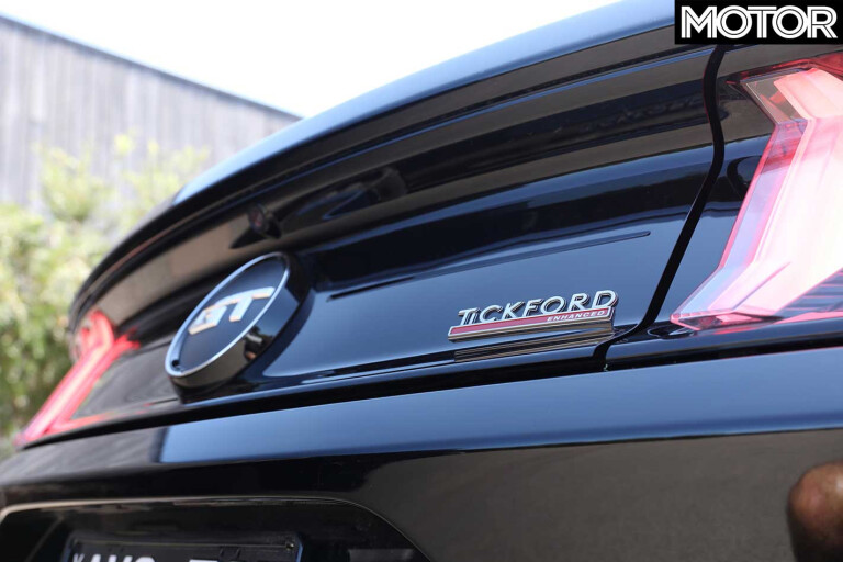 2019 Tickford Ford Mustang GT Rear Badge Jpg