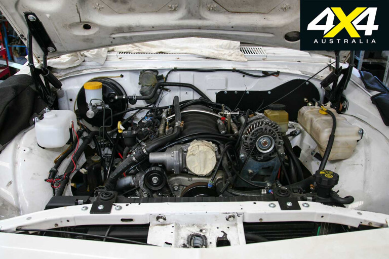 Holden 1 Tonner Build LS 3 Engine Jpg
